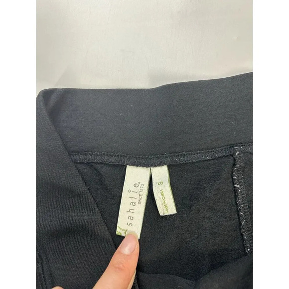 Sahalie Women’s Small Black Wool Skirt Lightweight A-Line Flaws - Picture 2 of 9